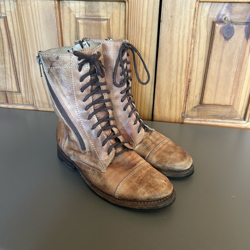 Bed Stu Brown Ankle Boots